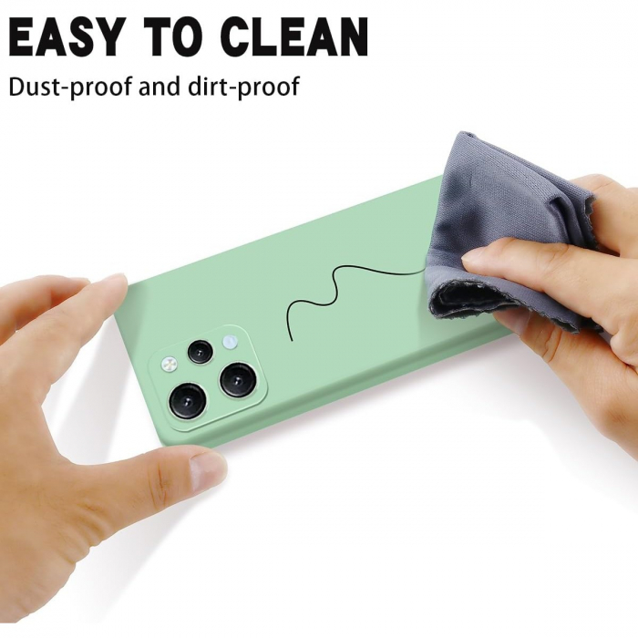 Husa de Protectie Matte TPU, Flippy, pentru Xiaomi Redmi 12, Protectie Camera, Antisoc, Antizgariere, Antialunecare, Acoperire Completa, Verde [2]