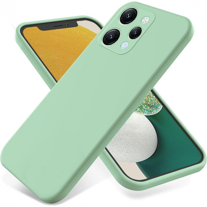 Lichidare de stoc Husa de Protectie Matte TPU, Flippy, pentru Xiaomi Redmi 12, Protectie Camera, Antisoc, Antizgariere, Antialunecare, Acoperire Completa, Verde [1]