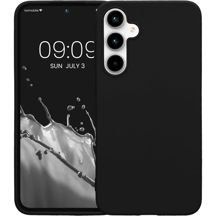 Husa de Protectie Matte TPU, Flippy, pentru Xiaomi Redmi 13C, Protectie Camera, Antisoc, Antizgariere, Antialunecare, Acoperire Completa, Negru [6]