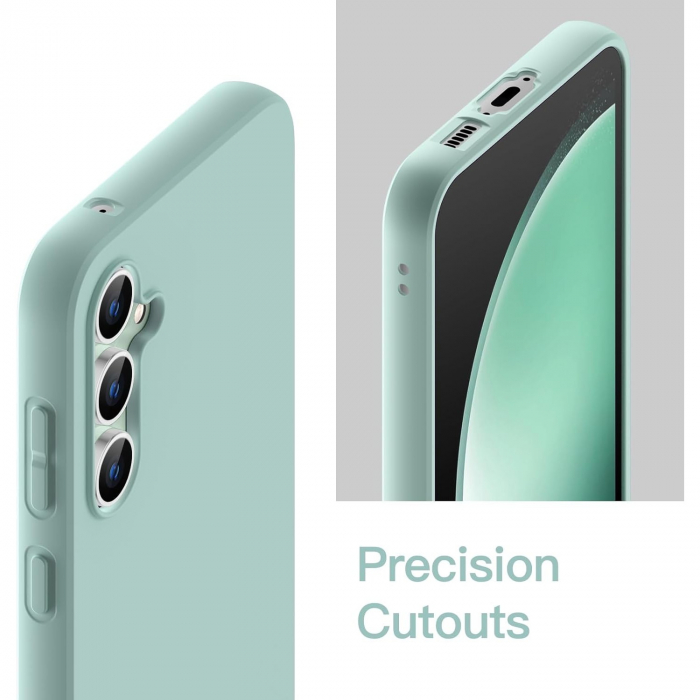 Husa de Protectie Matte TPU, Flippy, pentru Xiaomi Redmi 13C, Protectie Camera, Antisoc, Antizgariere, Antialunecare, Acoperire Completa, Verde [2]