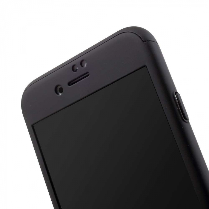 Husa de protectie pentru Huawei Y5 2019, Full Cover 360, Negru + Folie de protectie [3]