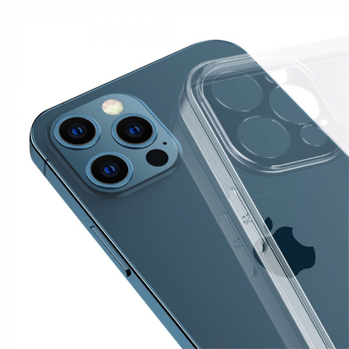 Husa de protectie pentru iPhone 14 Pro, Flippy, TPU Transparenta [3]