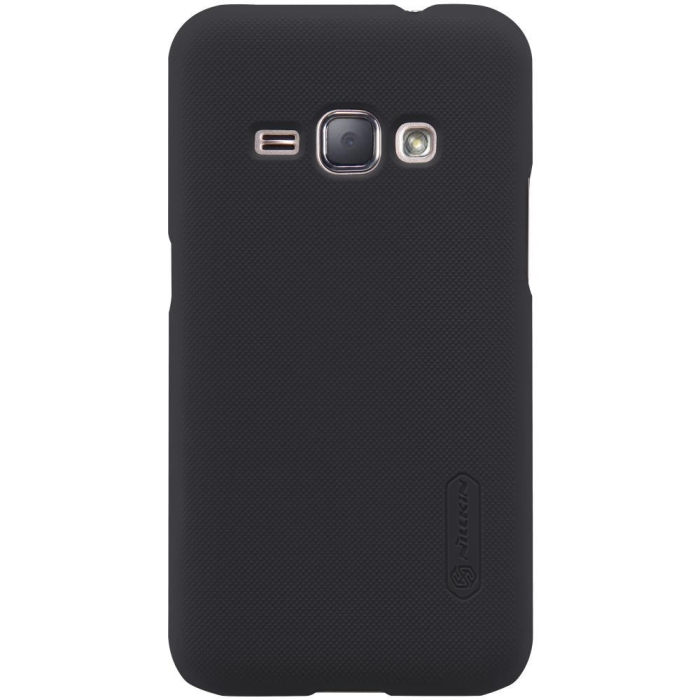 Husa de protectie pentru Samsung Galaxy J1 2015 Nillkin Frosted Shield Negru + Folie de protectie [6]