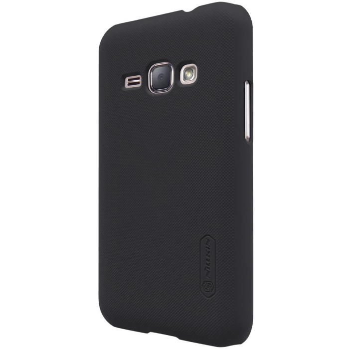 Husa de protectie pentru Samsung Galaxy J1 2015 Nillkin Frosted Shield Negru + Folie de protectie [5]