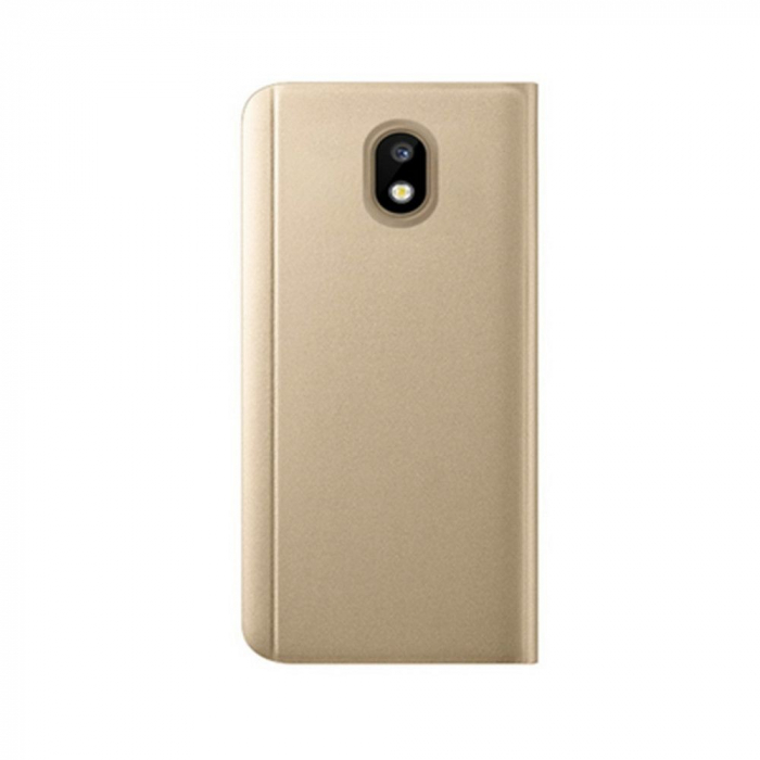 Husa de protectie pentru Samsung Galaxy J7 2017 Flip Cover Oglinda Auriu [4]