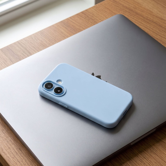 Husa de Protectie Telefon, Flippy, Compatibila cu iPhone 17, Silicon Premium Antisoc, Protectie Completa 360, Design Modern, Anti-Zgirieturi, Interior Microfibra, Albastru [3]