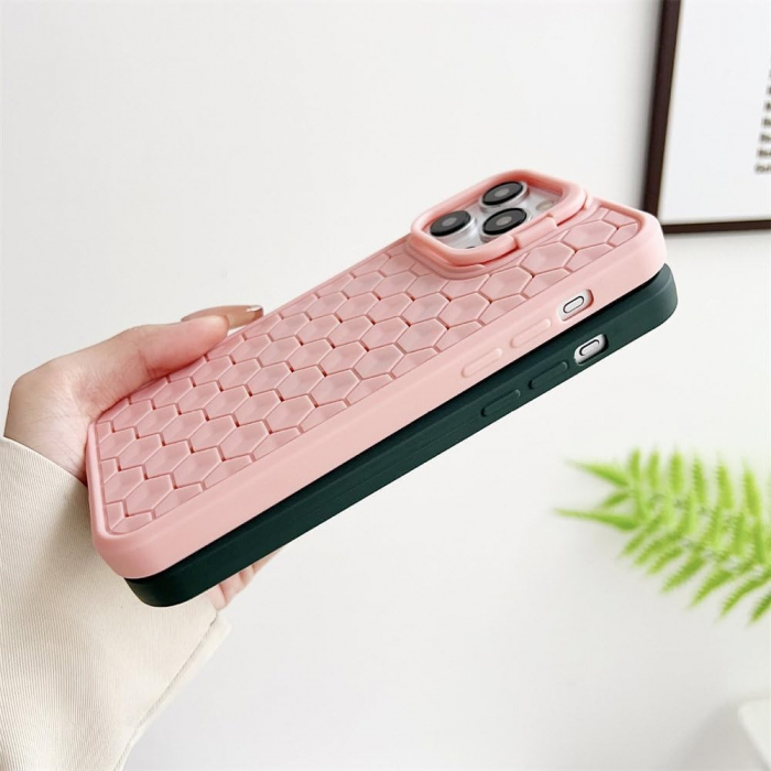 Husa de Protectie TPU, Flippy, pentru Apple iPhone 14 Plus, 3D Cube, cu Inel, Protectie Camera, Antisoc, Antizgariere, Antialunecare, Acoperire Completa, Roz [10]
