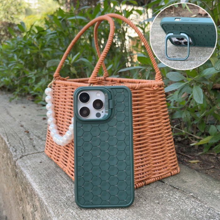 Husa de Protectie TPU, Flippy, pentru Samsung Galaxy S23 Ultra, 3D Cube, cu Inel, Protectie Camera, Antisoc, Antizgariere, Antialunecare, Acoperire Completa, Verde [2]