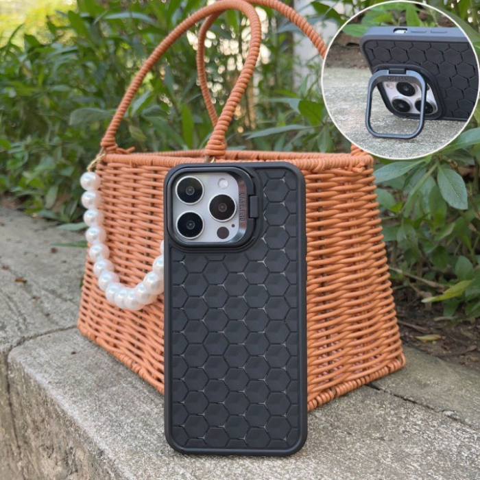Husa de Protectie TPU, Flippy, pentru Samsung Galaxy S24, 3D Cube, cu Inel, Protectie Camera, Antisoc, Antizgariere, Antialunecare, Acoperire Completa, Negru [2]