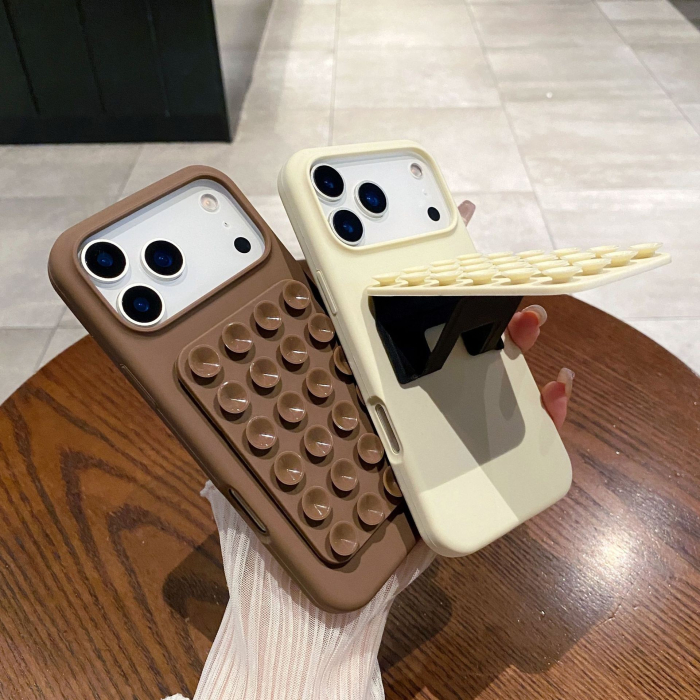 Husa din Silicon pentru iPhone 17, Flippy, cu Ventuze, Rezistenta la Socuri, Gri [3]