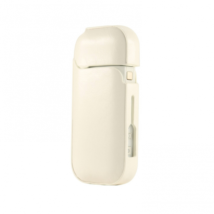 Husa Flippy pentru IQOS 2.4 Plus, Capac de Protectie, Anti Soc si Zgarieturi, din Piele Ecologica, 43 g, 12 x 6 x 2.5 cm, Alb [3]