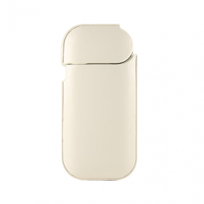 Husa Flippy pentru IQOS 2.4 Plus, Capac de Protectie, Anti Soc si Zgarieturi, din Piele Ecologica, 43 g, 12 x 6 x 2.5 cm, Alb [2]