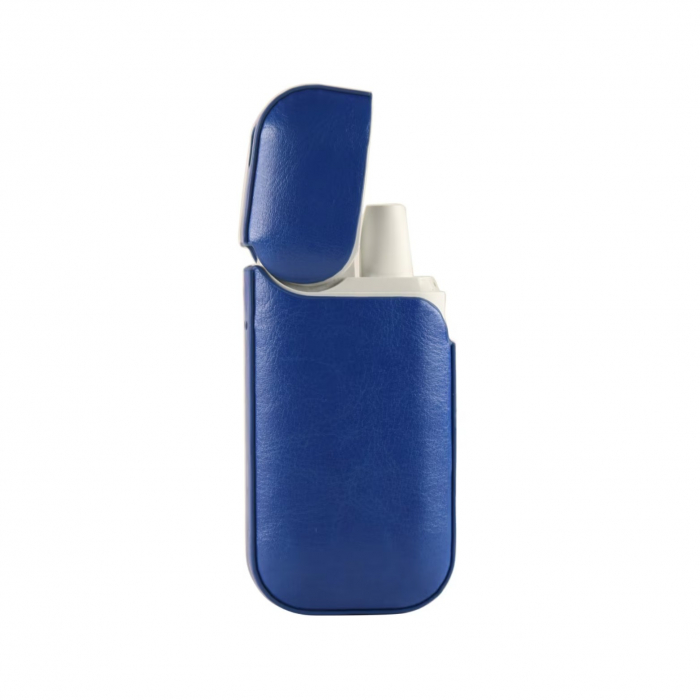 Husa Flippy pentru IQOS 2.4 Plus, Capac de Protectie, Anti Soc si Zgarieturi, din Piele Ecologica, 43 g, 12 x 6 x 2.5 cm, Albastru [1]