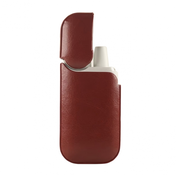 Husa Flippy pentru IQOS 2.4 Plus, Capac de Protectie, Anti Soc si Zgarieturi, din Piele Ecologica, 43 g, 12 x 6 x 2.5 cm, Maro [1]