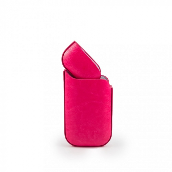 Husa Flippy pentru IQOS 2.4 Plus, Capac de Protectie, Anti Soc si Zgarieturi, din Piele Ecologica, 43 g, 12 x 6 x 2.5 cm, Roz [4]