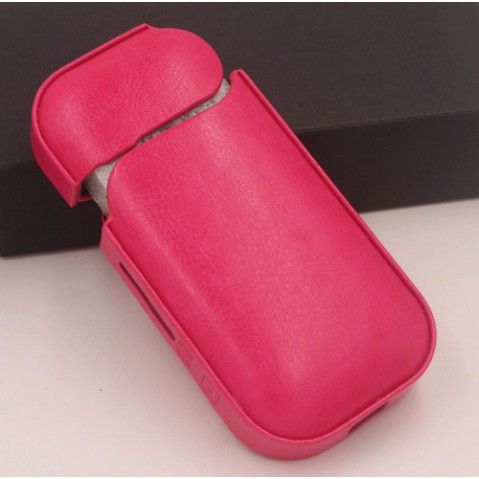Husa Flippy pentru IQOS 2.4 Plus, Capac de Protectie, Anti Soc si Zgarieturi, din Piele Ecologica, 43 g, 12 x 6 x 2.5 cm, Roz [3]