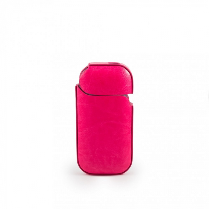 Husa Flippy pentru IQOS 2.4 Plus, Capac de Protectie, Anti Soc si Zgarieturi, din Piele Ecologica, 43 g, 12 x 6 x 2.5 cm, Roz [5]