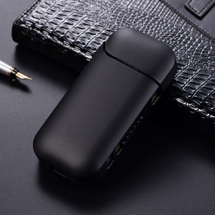 Husa Flippy pentru IQOS 2.4 Plus, Capac de Protectie, Anti Soc si Zgarieturi, Full Body, din Plastic cu Agatatoare, 11.5 x 5 x 2.3 cm, Negru [3]