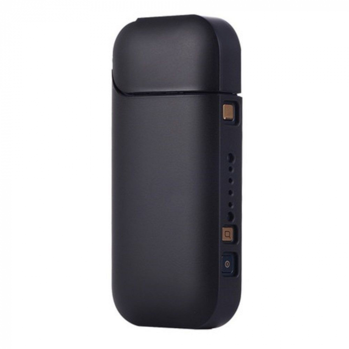 Husa Flippy pentru IQOS 2.4 Plus, Capac de Protectie, Anti Soc si Zgarieturi, Full Body, din Plastic cu Agatatoare, 11.5 x 5 x 2.3 cm, Negru [4]