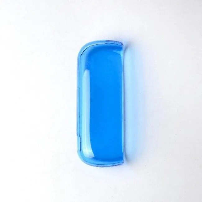Husa Flippy pentru IQOS Iluma, de Protectie, Anti Soc si Zgarieturi,din Plastic, 12.5 x 4.2 cm, Albastru Transparent [3]