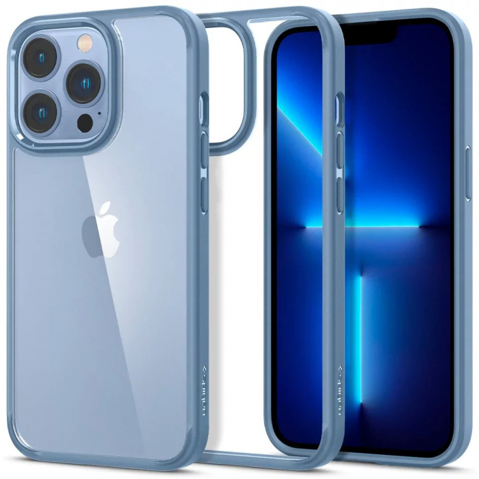 Husa Hibrid Defender MG Series pentru iPhone 14 Pro Max, Flippy, Protectie Antisoc, Albastru [3]