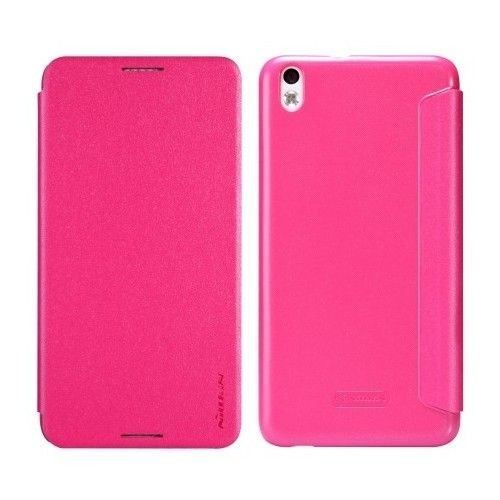 Husa HTC Desire 816 Nillkin Sparkle Flip Roz [2]