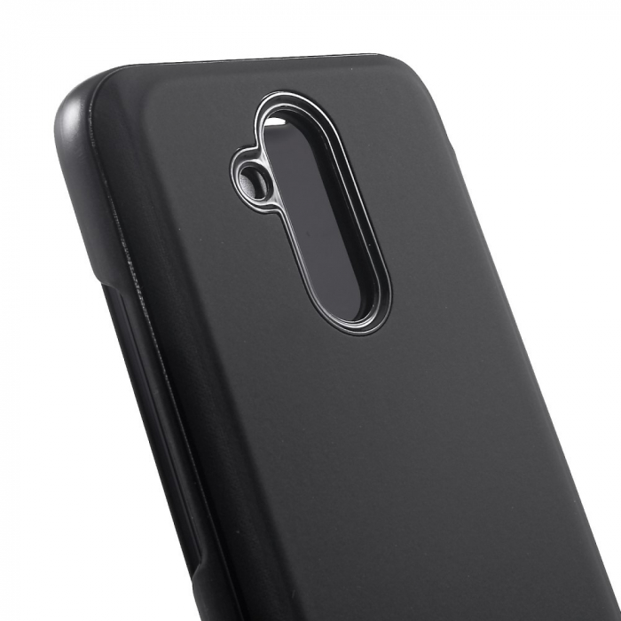 Husa Samsung Galaxy A8 2018 Flip Cover Oglinda Auriu [6]