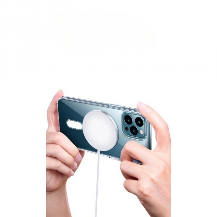 *LICHIDARE STOC* Husa MagSafe Silicone Acryl pentru iPhone 14 Pro Max, Flippy, ambalaj Blister Transparenta [3]