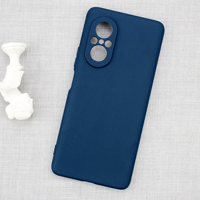 Husa Matte TPU pentru Huawei NOVA 9 SE, Flippy, Silicon Slim, Protectie Antisoc, Navy Blue [3]