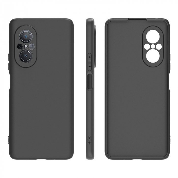 Lichidare de stoc Husa Matte TPU pentru Huawei NOVA 9 SE, Flippy, Silicon Slim, Protectie Antisoc, Negru [6]