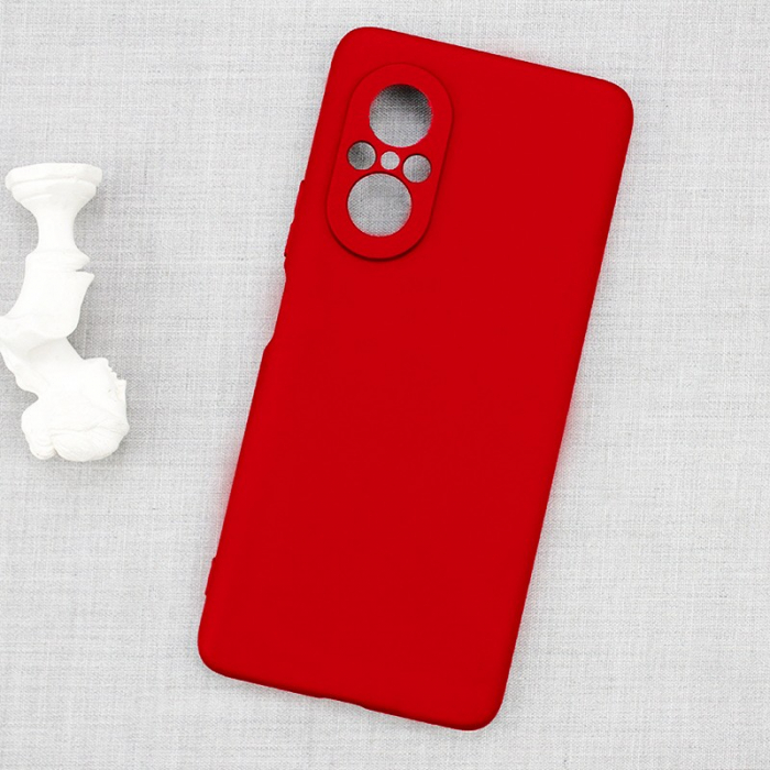 Husa Matte TPU pentru Huawei NOVA 9 SE, Flippy, Silicon Slim, Protectie Antisoc, Rosu [3]