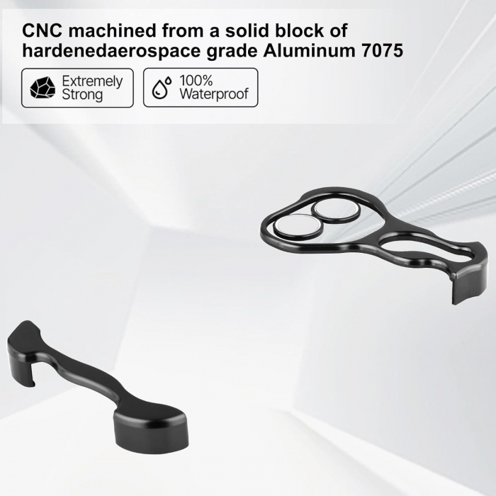 Husa Metalica Compatibila cu iPhone 16, Flippy, Protectie pentru Colturile Telefonului si Camera, Aliaj, Antisoc, Antizgariere, Negru [6]