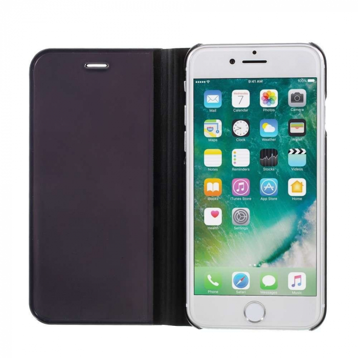 Husa Oppo A5 2020/A9 2020 Flip Cover Oglinda Negru [2]