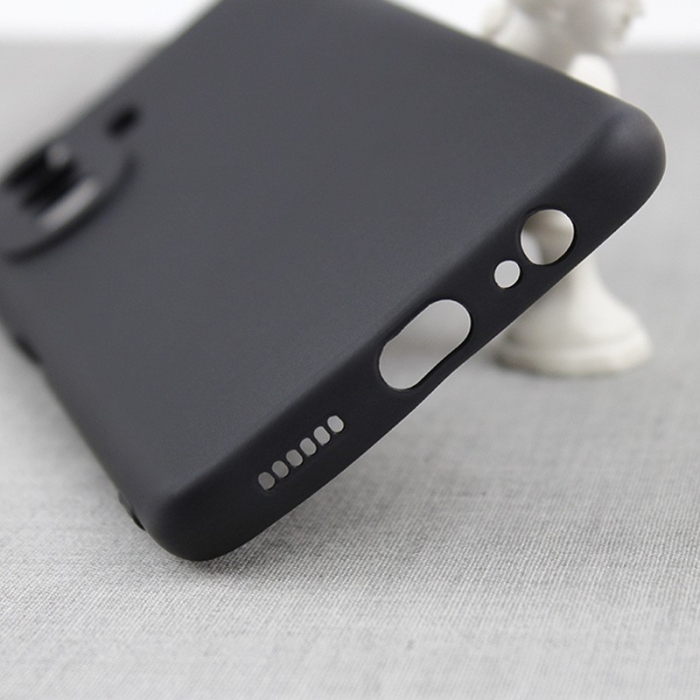 Husa pentru Huawei NOVA Y70, Flippy, Liquid Silicone, cu Microfibra pe interior, Protectie Antisoc, Negru [5]