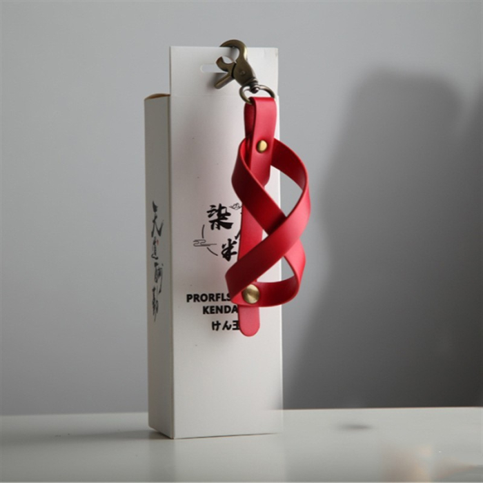 Husa pentru Kendama, Flippy, Husa de Depozitare pentru Kendama, din Piele Ecologica, Catarama cu Agatare pentru Transportare, Breloc 8, 12 x 6 cm, Rosu [2]