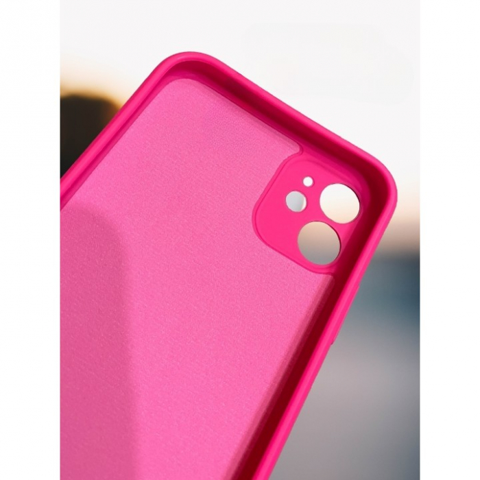 Husa pentru Samsung Galaxy A03 4G, Flippy, Liquid Silicone, cu Microfibra pe interior, Protectie Antisoc, Roz [5]