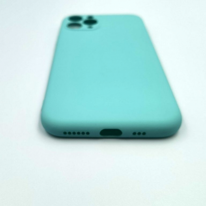 Husa pentru Samsung Galaxy A33 5G, Flippy, Liquid Silicone, cu Microfibra pe interior, Protectie Antisoc, Albastru deschis [2]