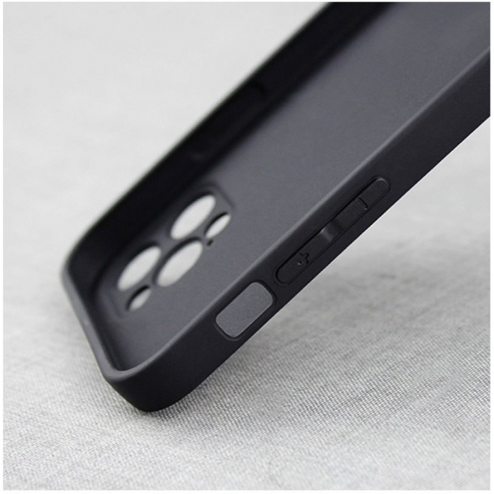 Husa pentru Samsung Galaxy S22, Flippy, Liquid Silicone, cu Microfibra pe interior, Protectie Antisoc, Negru [2]