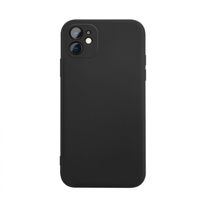 Husa pentru Samsung Galaxy S22, Flippy, Liquid Silicone, cu Microfibra pe interior, Protectie Antisoc, Negru [6]