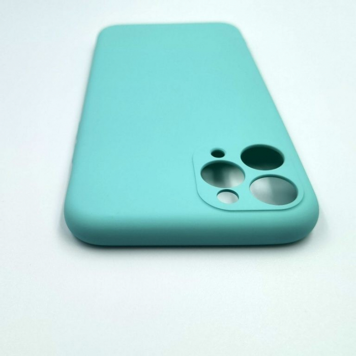 Husa pentru Samsung Galaxy S22 Ultra, Flippy, Liquid Silicone, cu Microfibra pe interior, Protectie Antisoc, Albastru deschis [3]