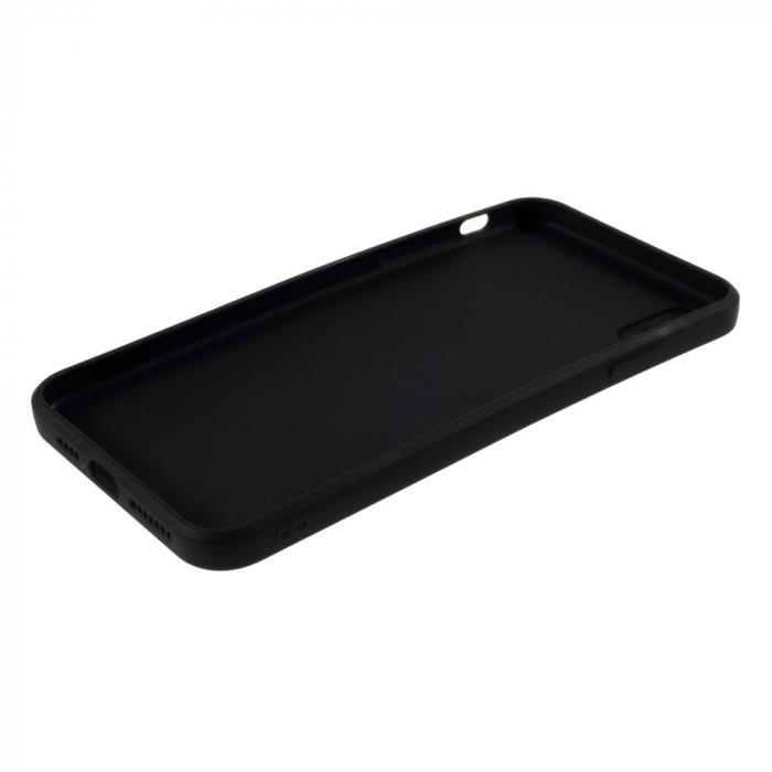 Husa protectie compatibila cu Apple iPhone X Liquid Silicone Case Negru [6]