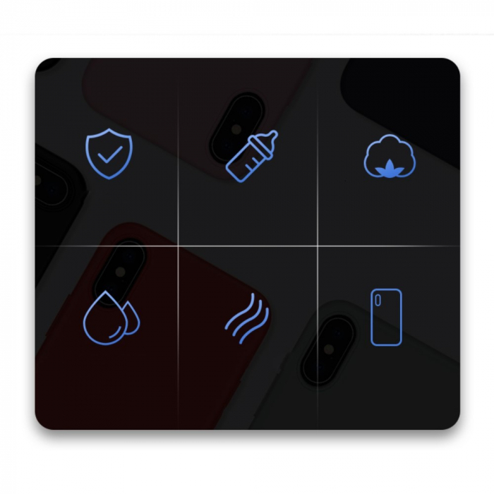 Husa protectie compatibila cu Apple iPhone X/XS Liquid Silicone Case Rosu [27]