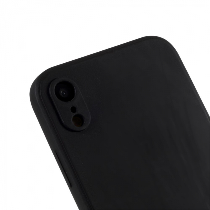 Husa protectie compatibila cu Apple iPhone XR Liquid Silicone Case Negru [5]