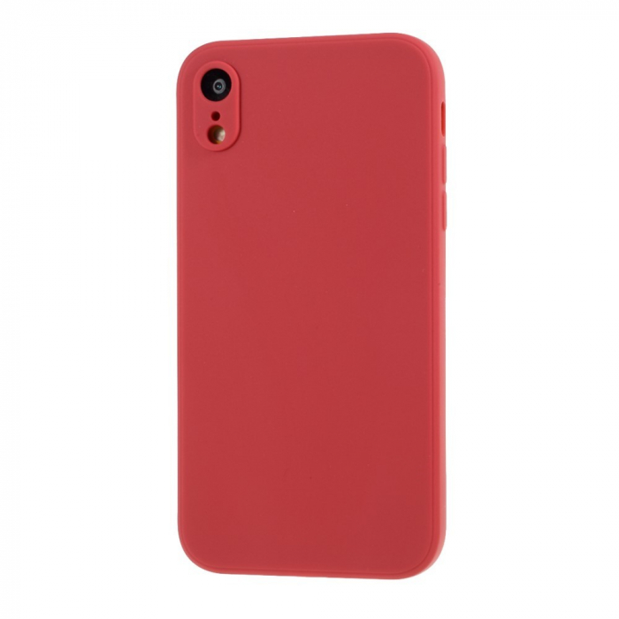 Husa protectie compatibila cu Apple iPhone XR Liquid Silicone Case Rosu [15]