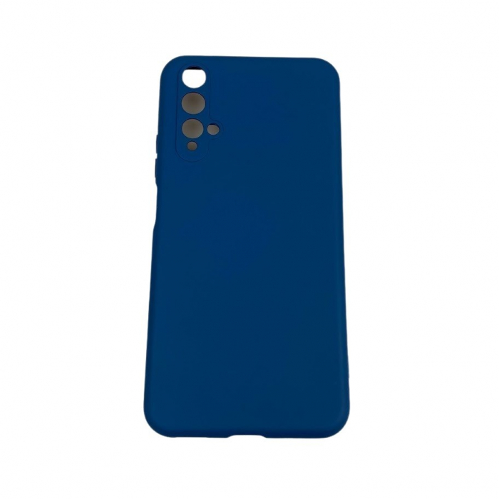 Husa protectie compatibila cu Huawei Nova 5T Liquid Silicone Case Albastru inchis [8]