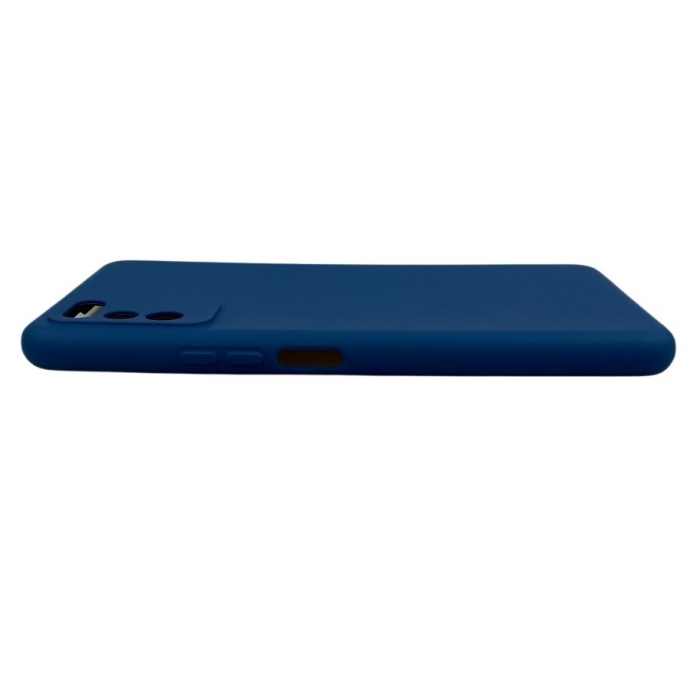 Husa protectie compatibila cu Huawei Nova 5T Liquid Silicone Case Albastru inchis [5]