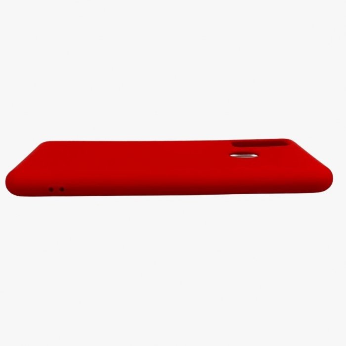 Husa protectie compatibila cu Huawei P Smart 2020 Liquid Silicone Case Rosu [7]