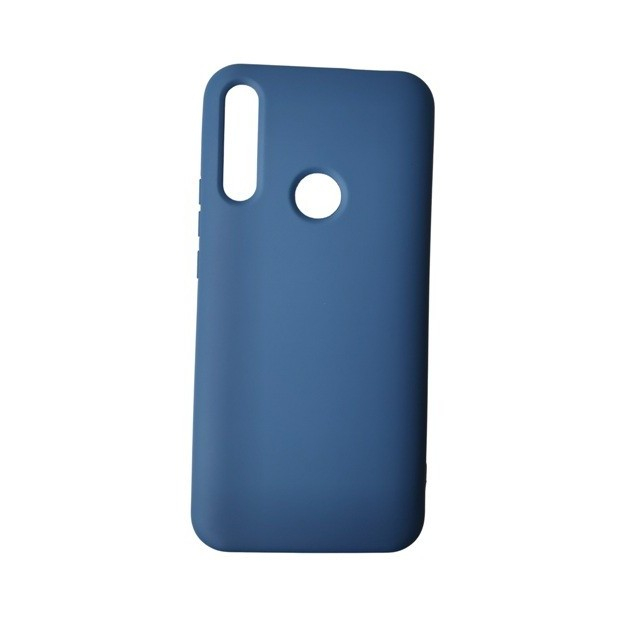 Husa protectie compatibila cu Huawei P Smart Z Liquid Silicone Case Albastru inchis [4]