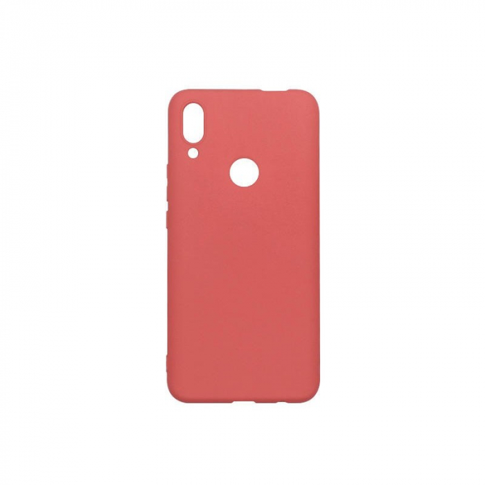 Husa protectie compatibila cu Huawei P Smart Z Liquid Silicone Case Rosu [6]