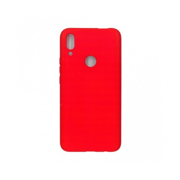 Husa protectie compatibila cu Huawei P Smart Z Liquid Silicone Case Rosu [7]